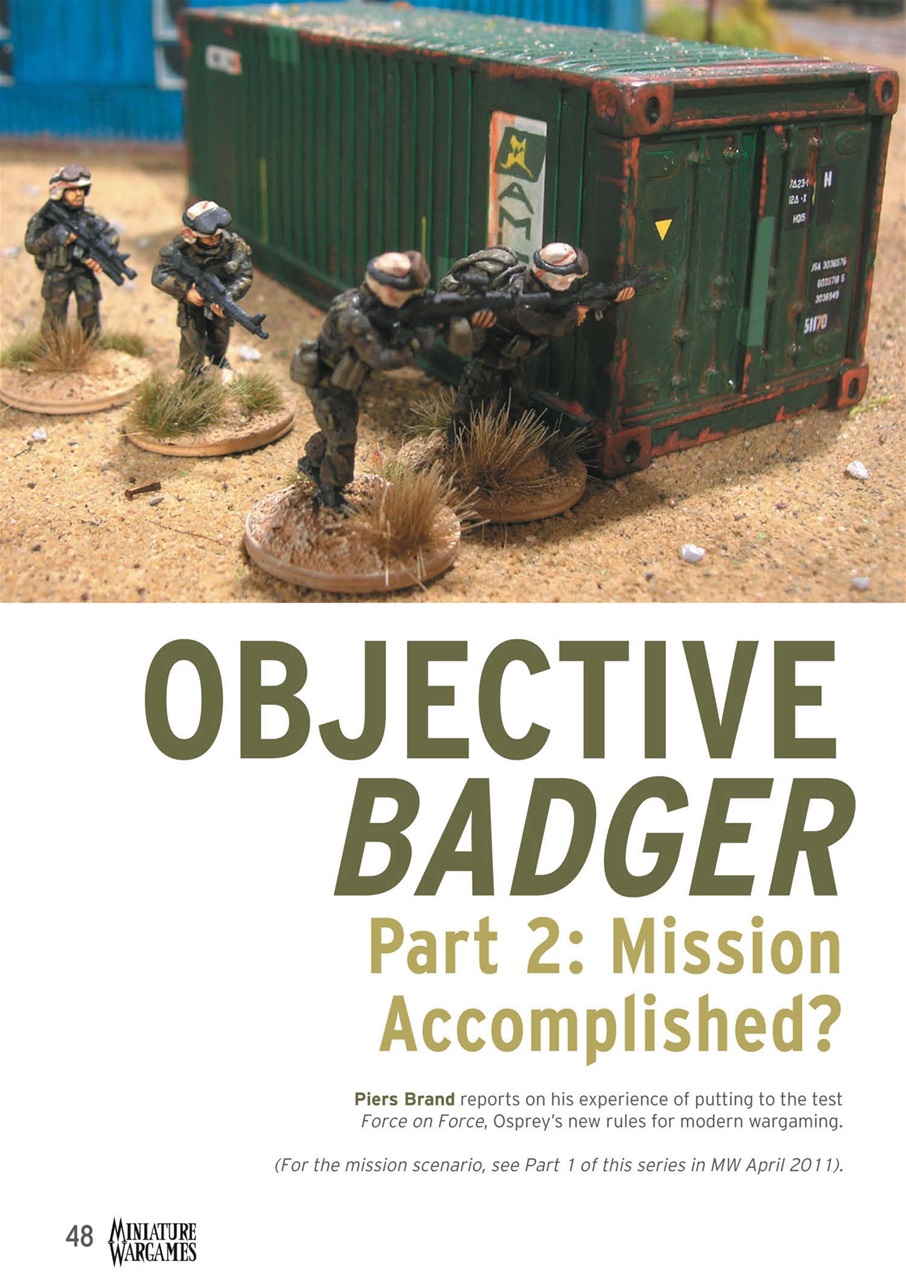 Miniature Wargames Preview Pages