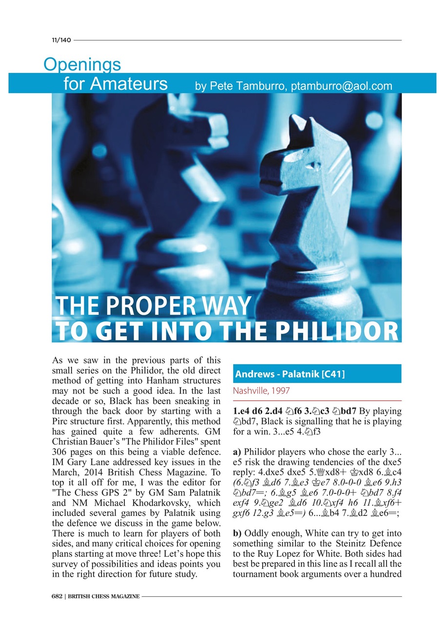 British Chess Magazine Preview Pages