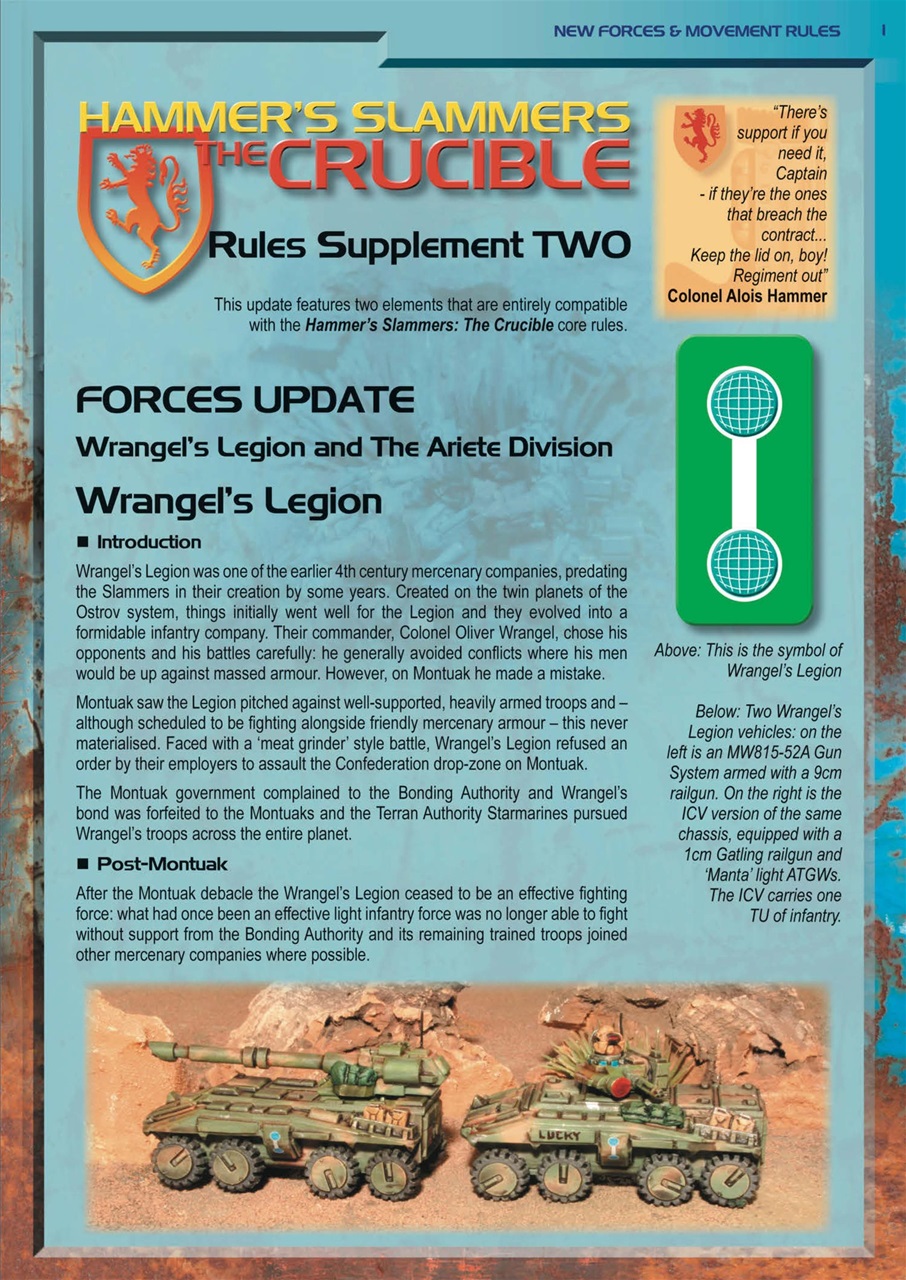Miniature Wargames Preview Pages