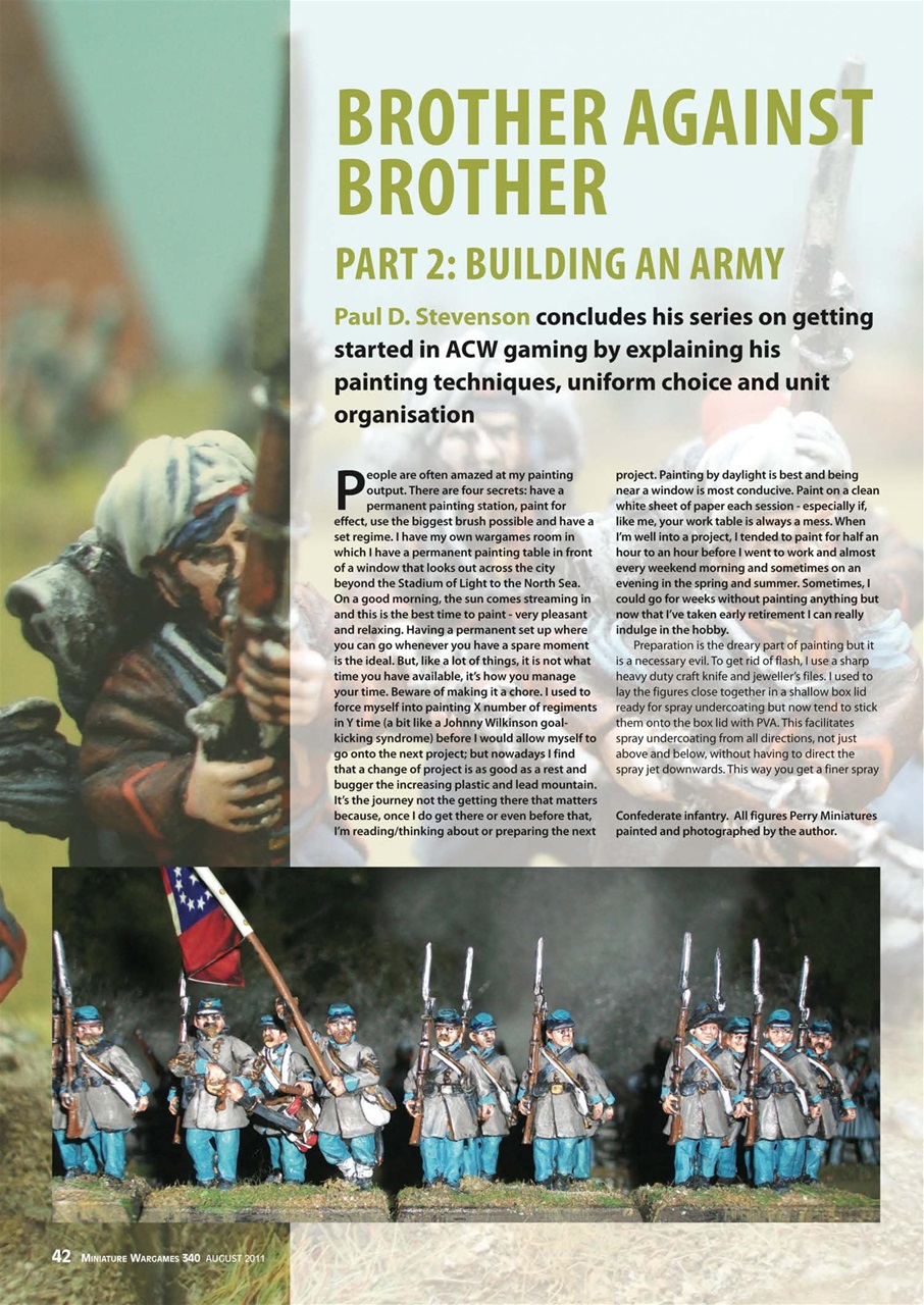 Miniature Wargames Preview Pages