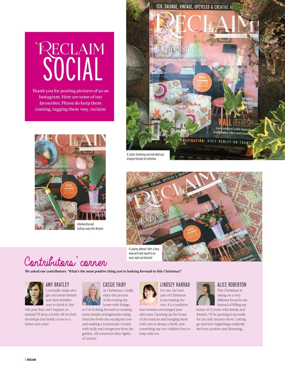 Reclaim Preview Pages