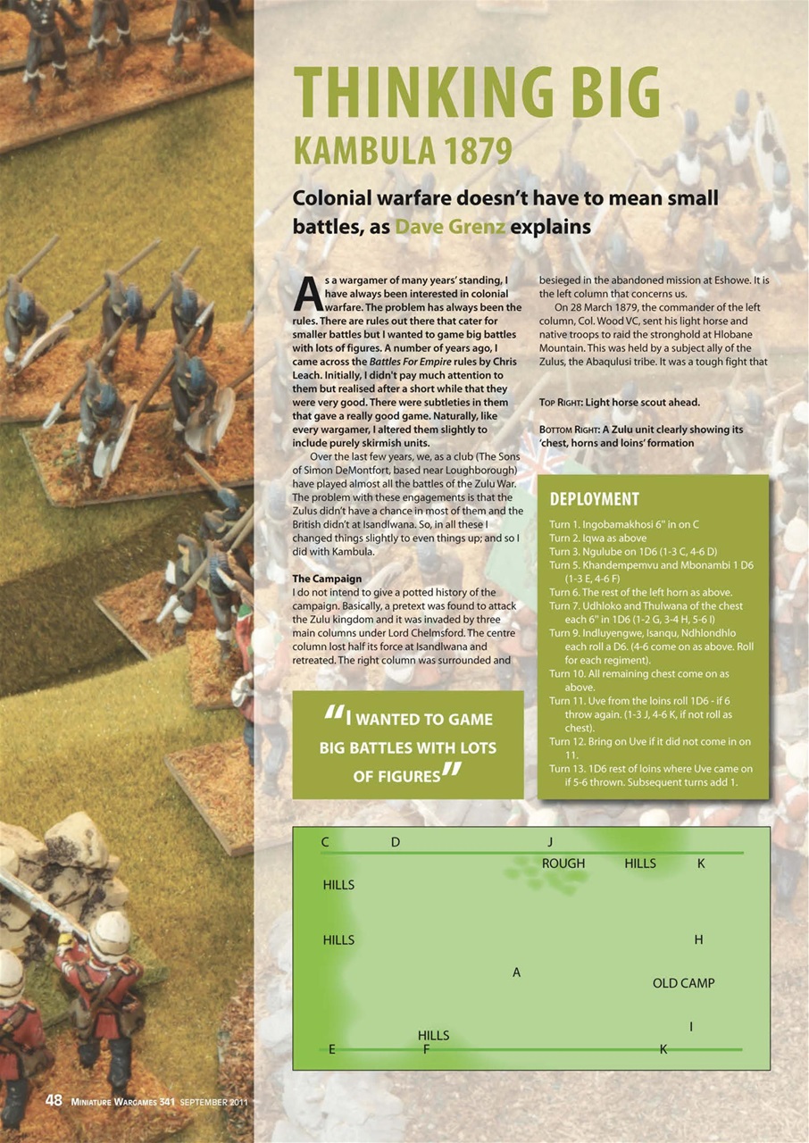 Miniature Wargames Preview Pages