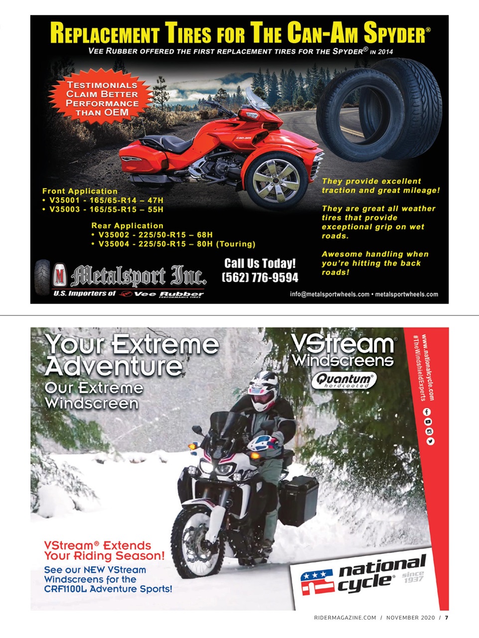 Rider Magazine Preview Pages