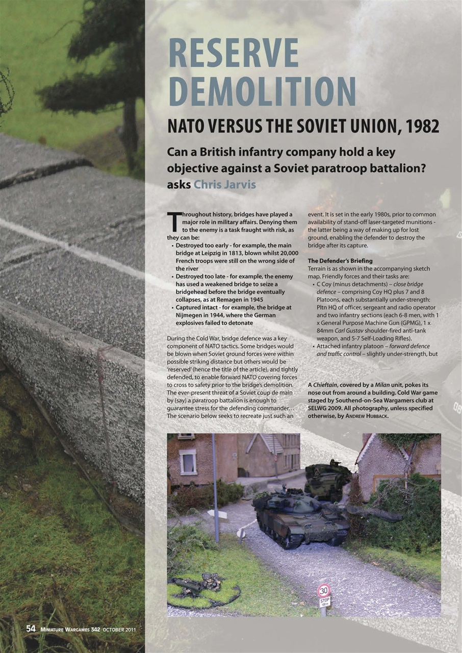 Miniature Wargames Preview Pages