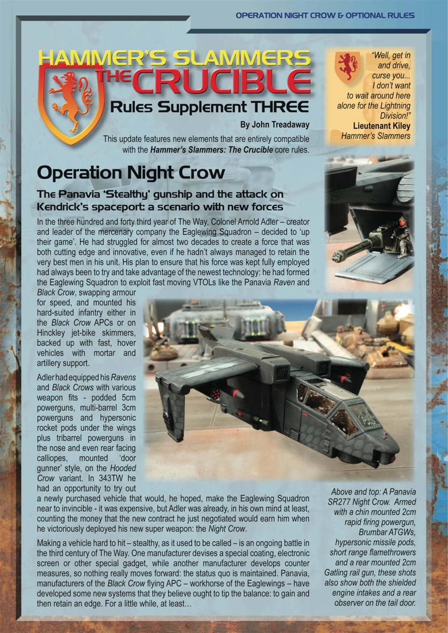 Miniature Wargames Preview Pages