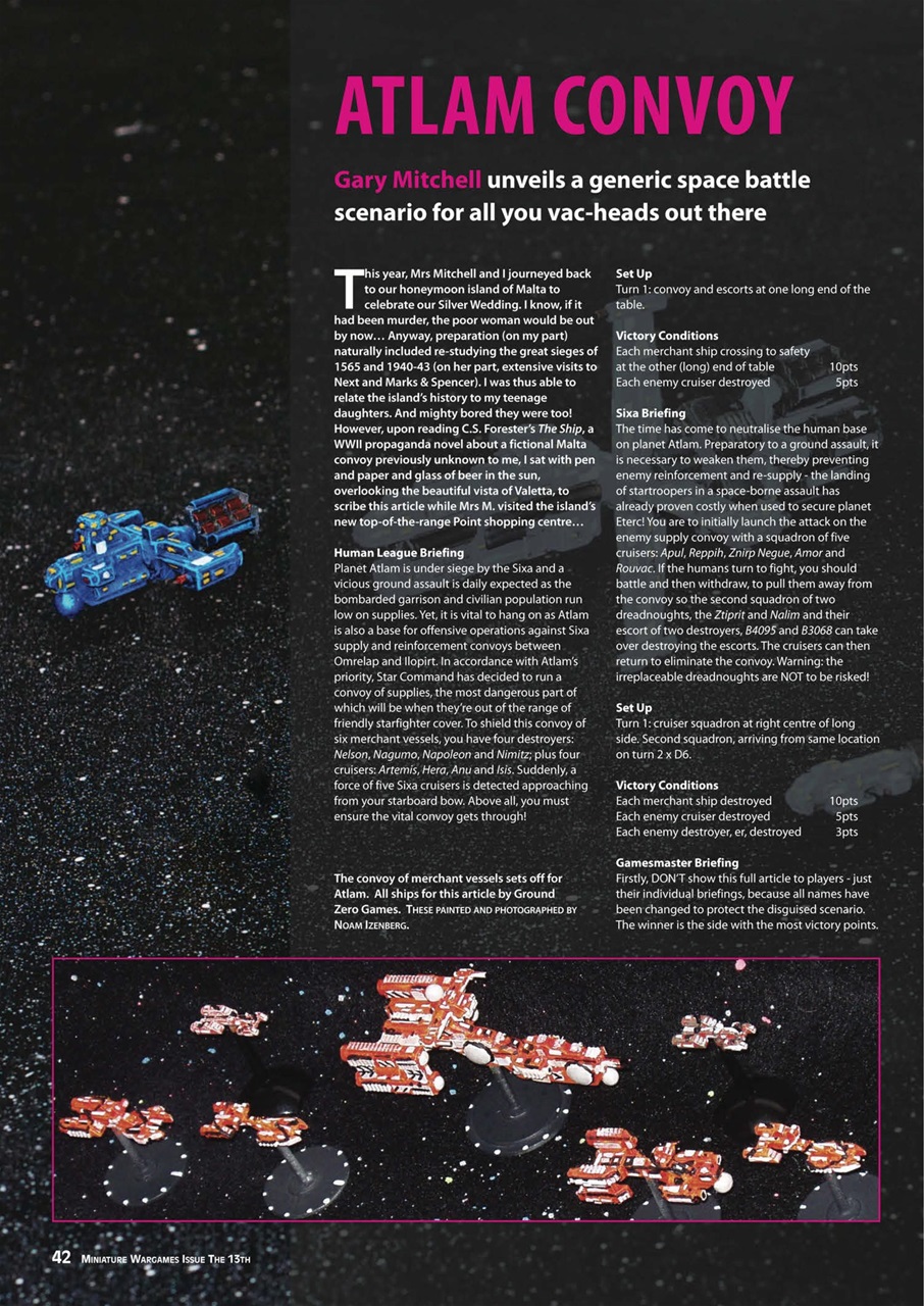 Miniature Wargames Preview Pages