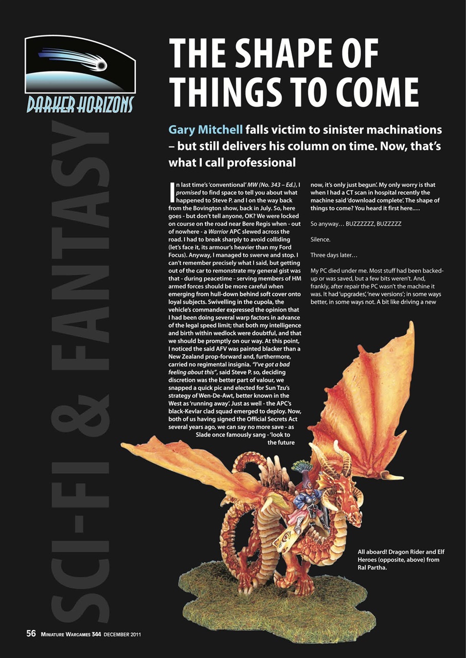 Miniature Wargames Preview Pages