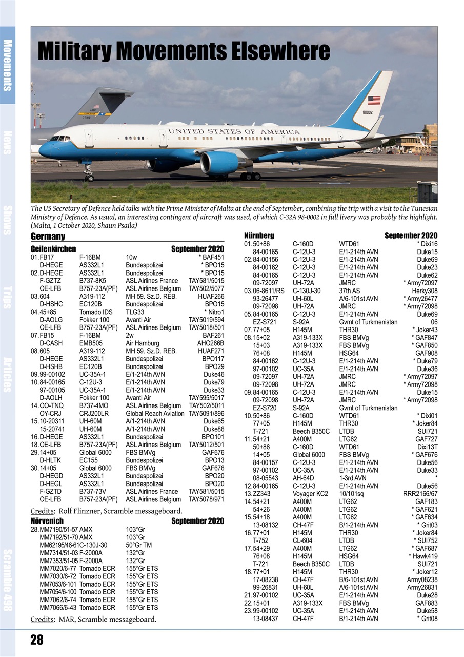 Scramble Magazine Preview Pages