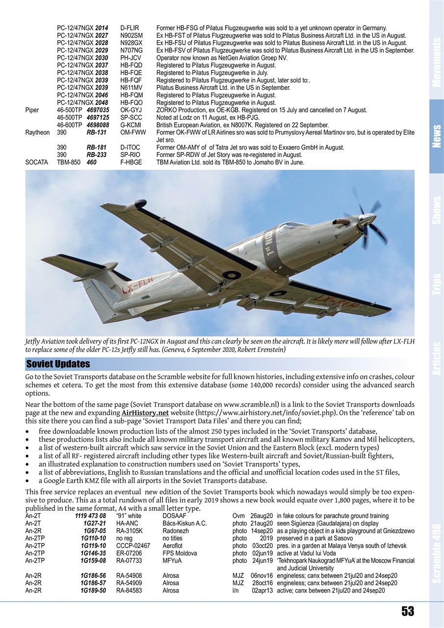 Scramble Magazine Preview Pages