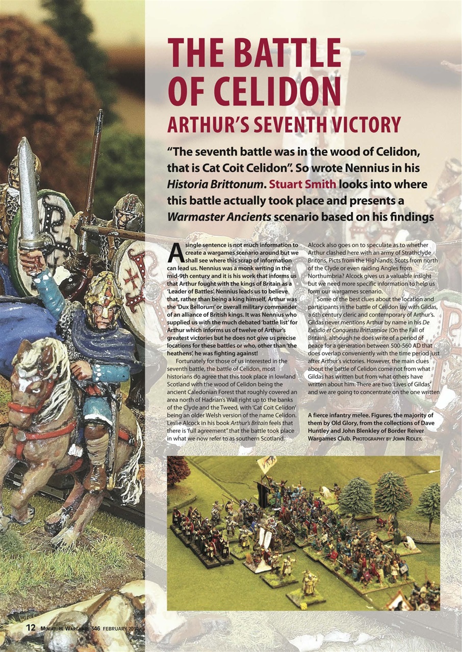 Miniature Wargames Preview Pages