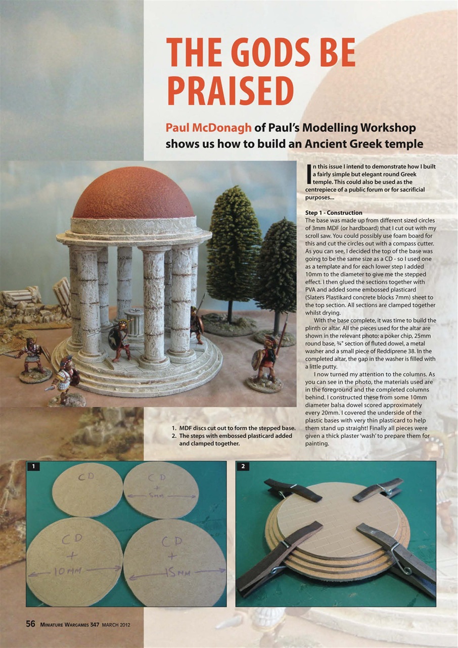 Miniature Wargames Preview Pages