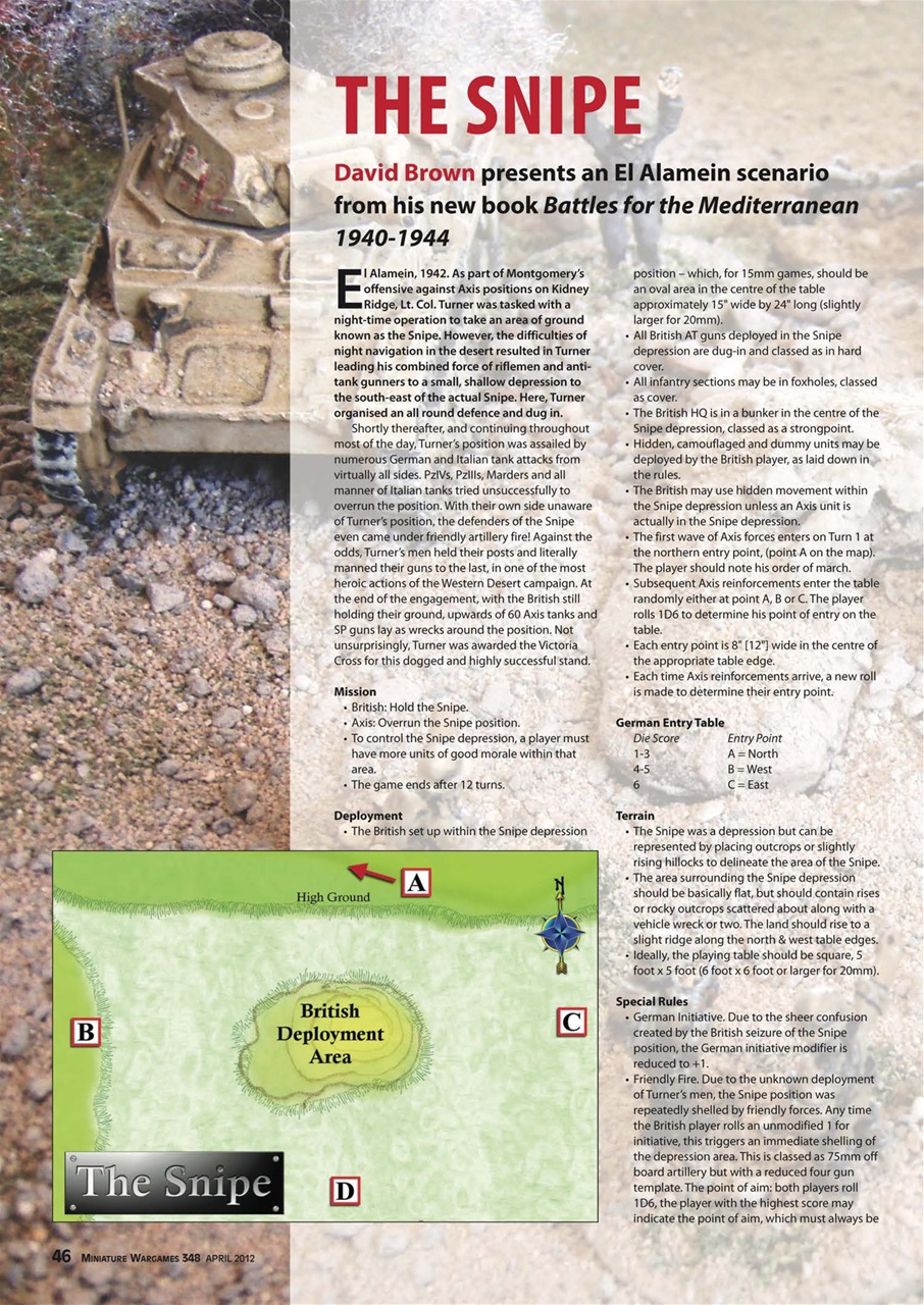 Miniature Wargames Preview Pages