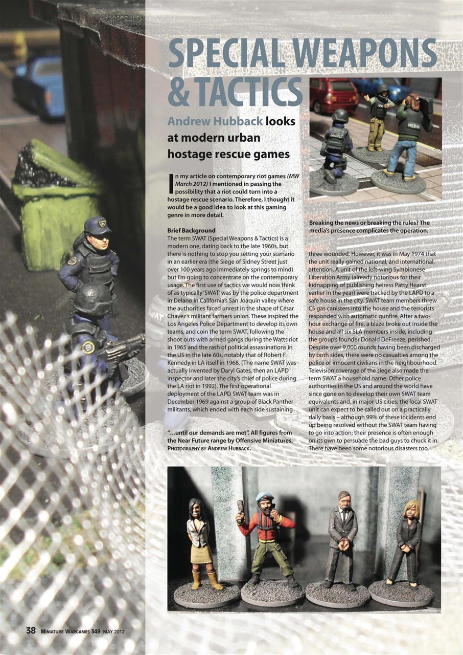 Miniature Wargames Preview Pages