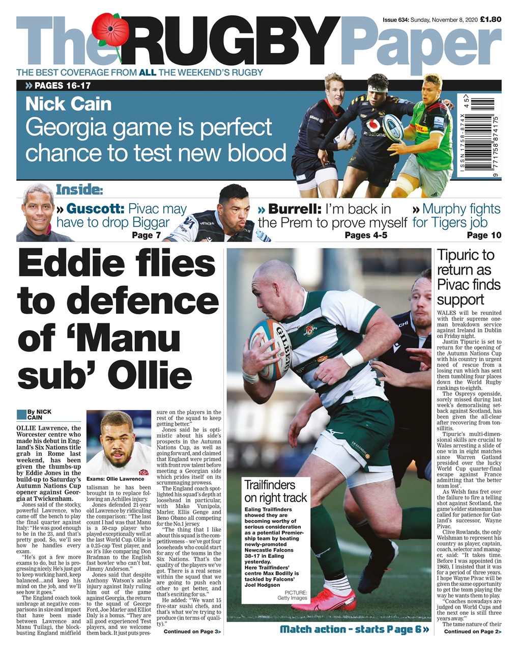 The Rugby Paper Preview Pages