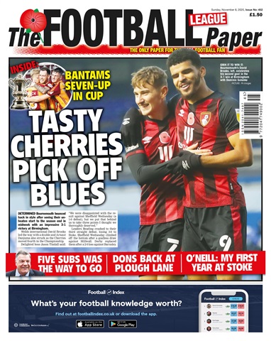 The Football League Paper issue 8th Nov 2020