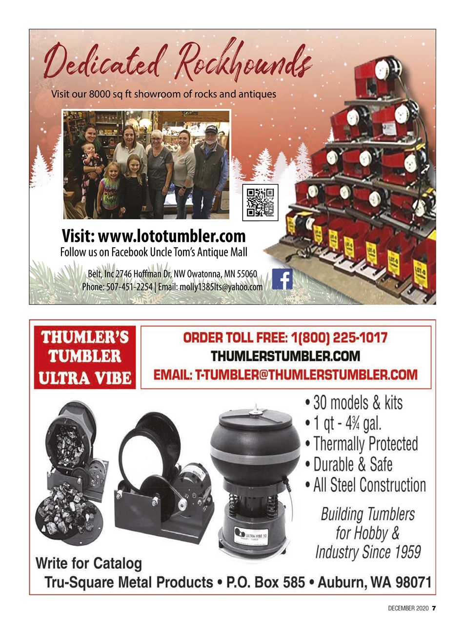 Rock&Gem Magazine Preview Pages