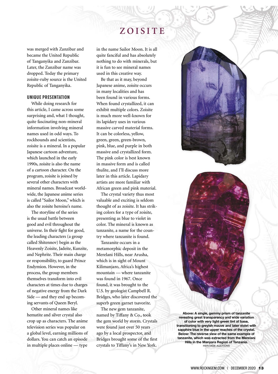 Rock&Gem Magazine Preview Pages