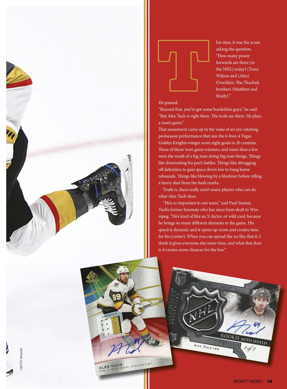 Beckett Hockey Magazine Preview Pages