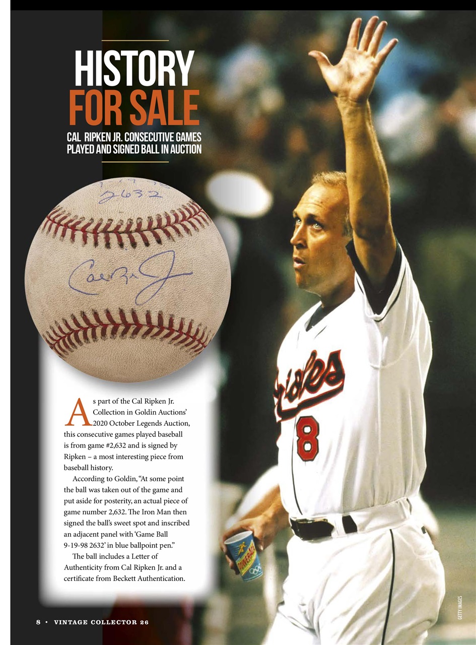 Beckett Vintage Collector Magazine Preview Pages