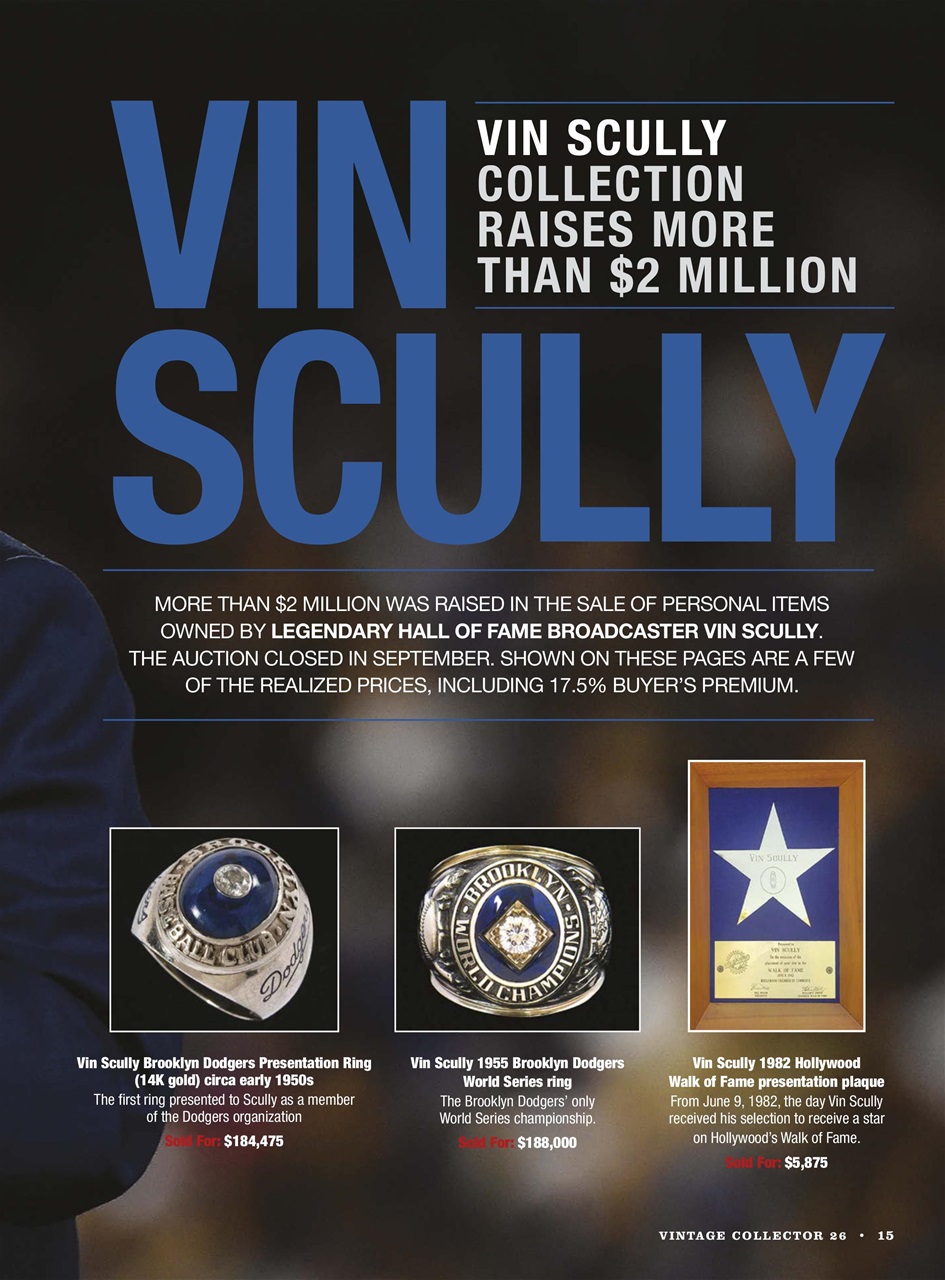 Beckett Vintage Collector Magazine Preview Pages