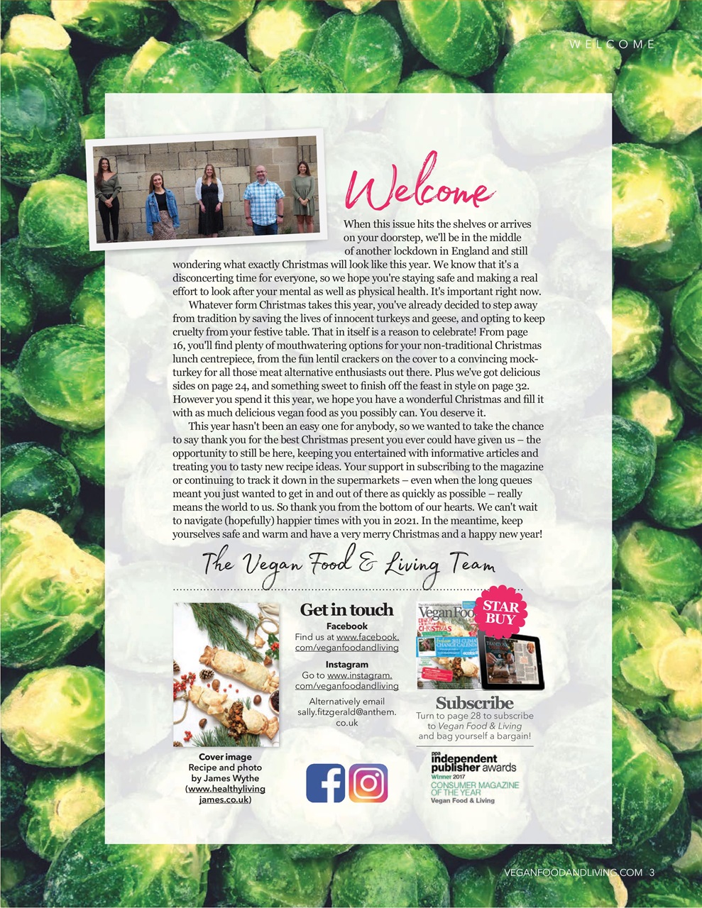 Vegan Food & Living Magazine Preview Pages