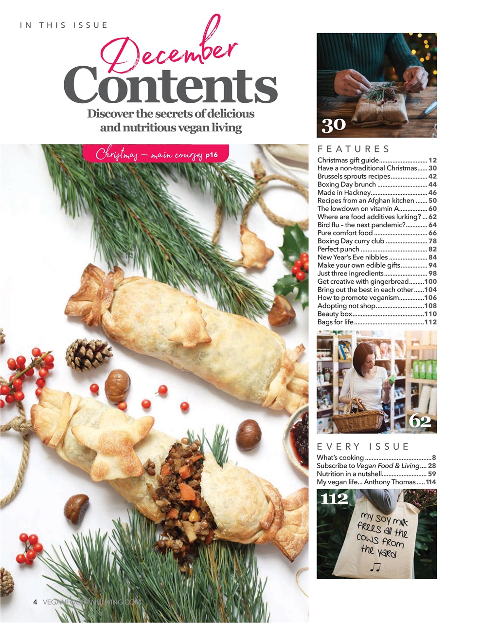 Vegan Food & Living Magazine Preview Pages