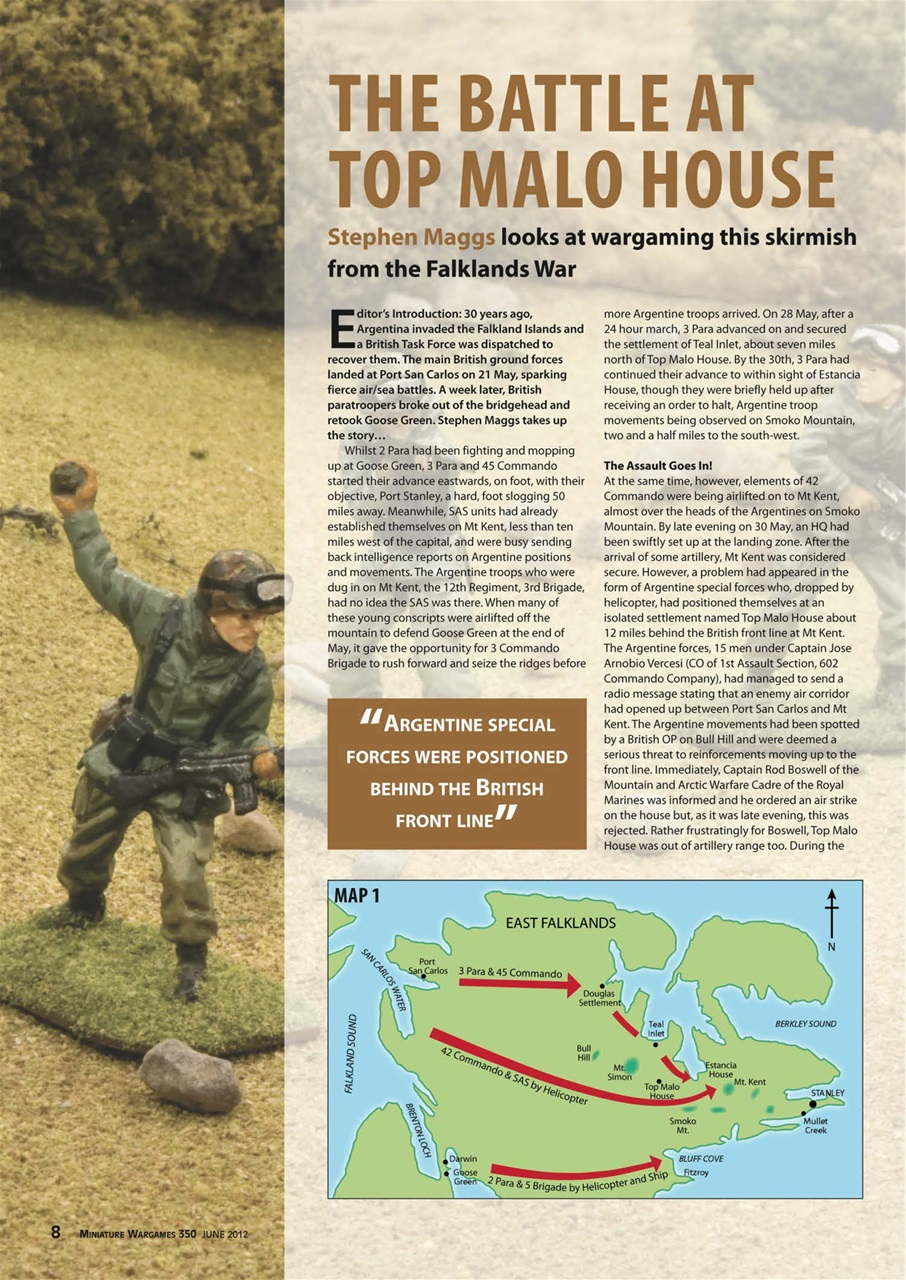 Miniature Wargames Preview Pages