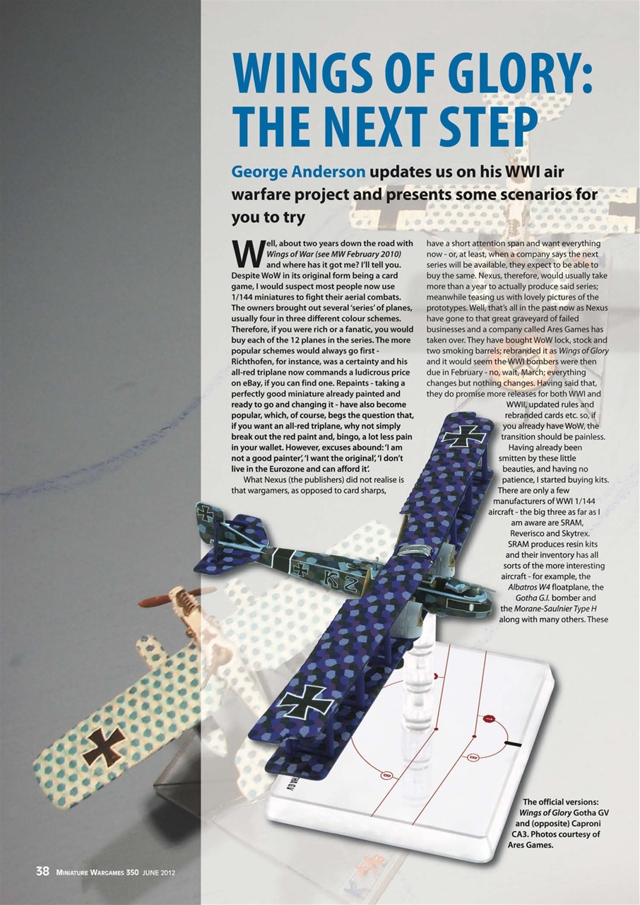 Miniature Wargames Preview Pages