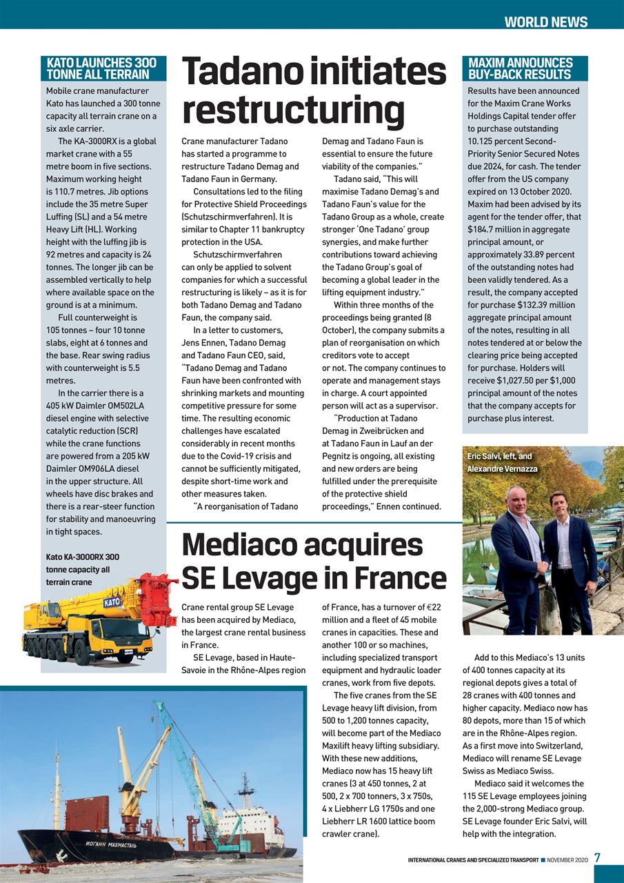 Int. Cranes and Specialized Transp Preview Pages