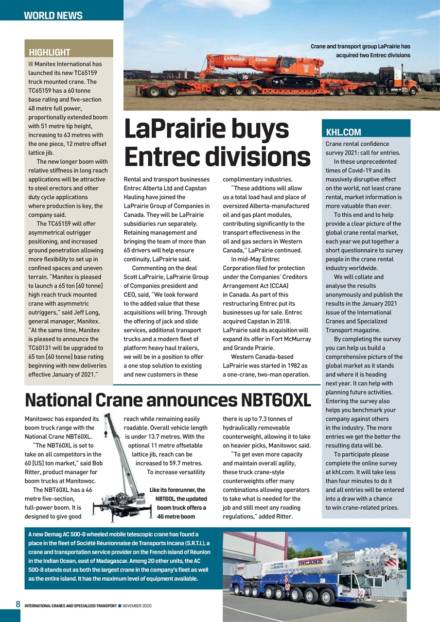 Int. Cranes and Specialized Transp Preview Pages