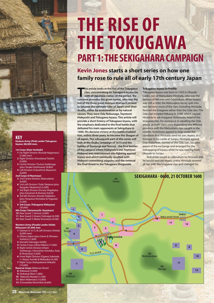 Miniature Wargames Preview Pages