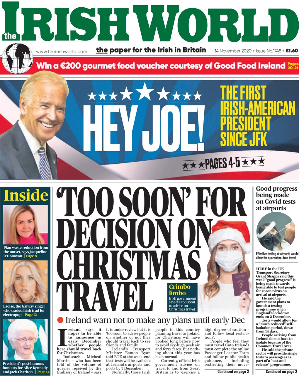 Irish World Preview Pages