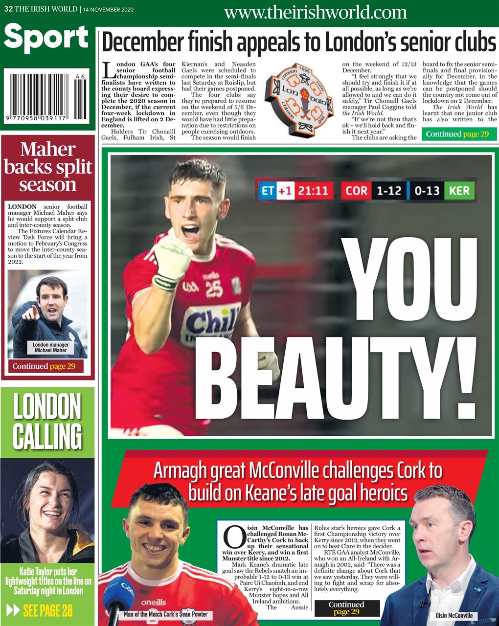 Irish World Preview Pages