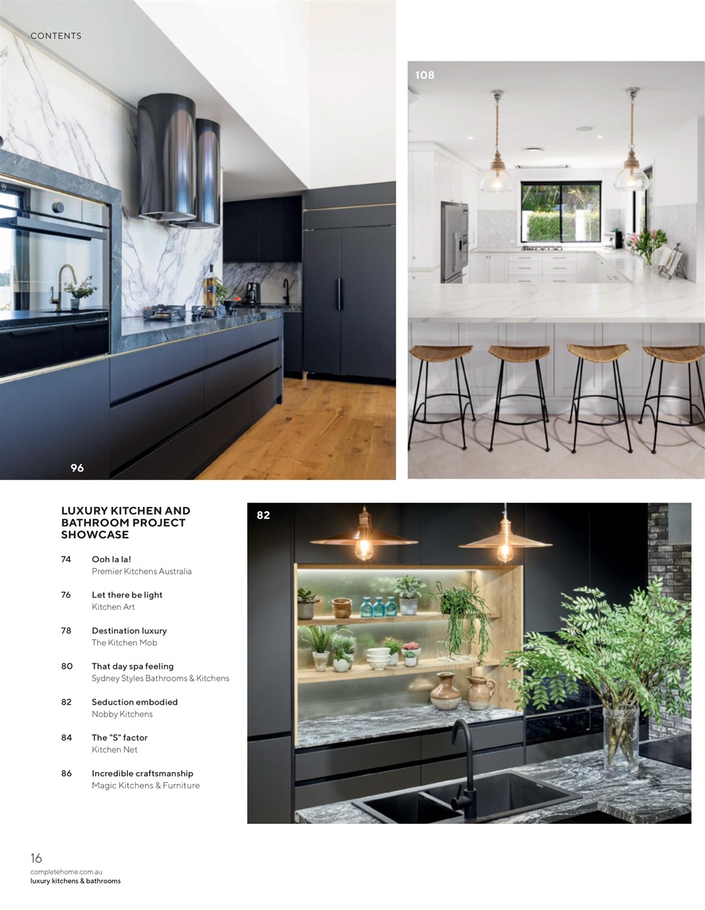Luxury Kitchens and Bathrooms Preview Pages