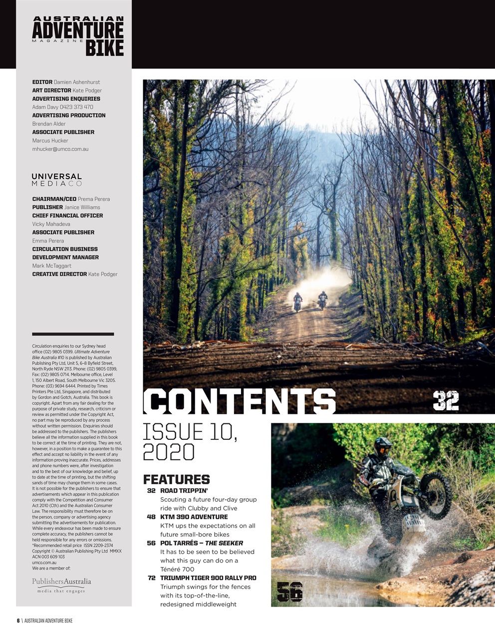 Australian Adventure Bike Preview Pages