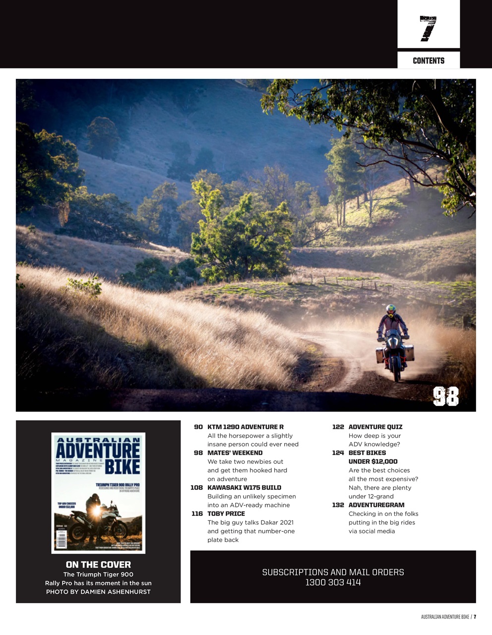 Australian Adventure Bike Preview Pages