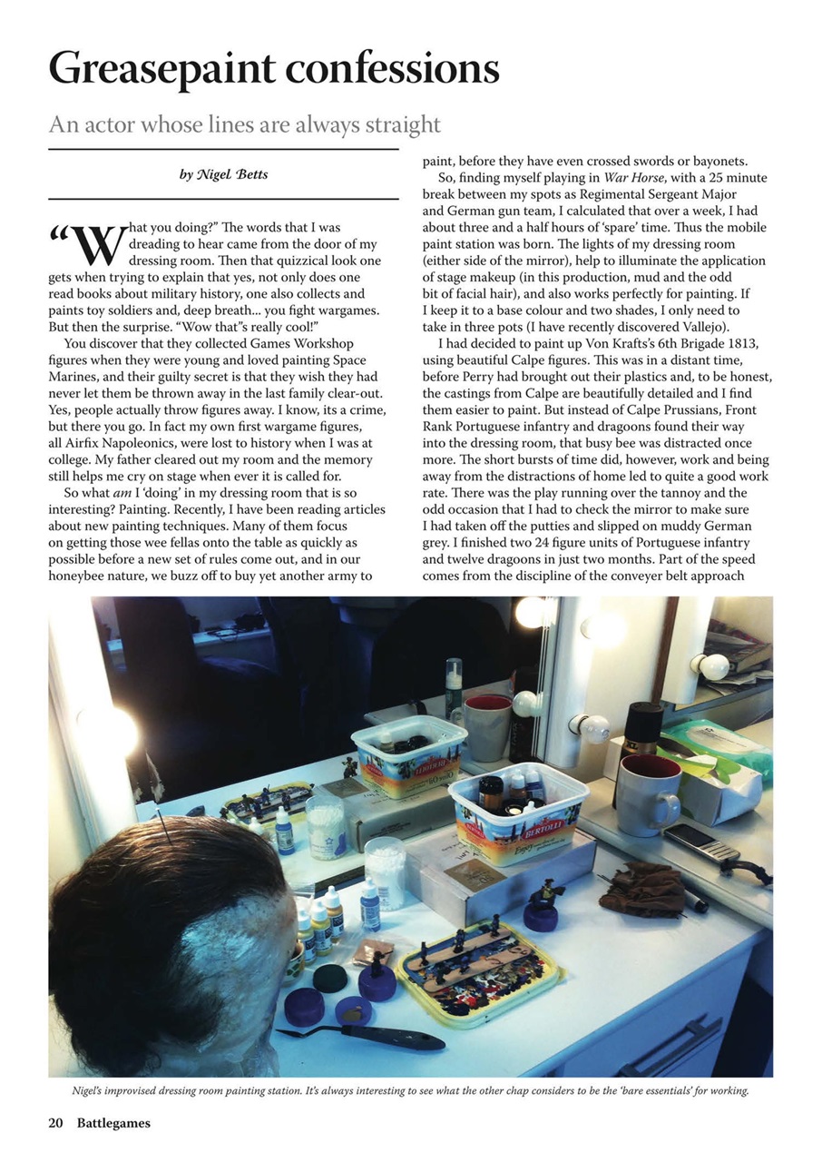 Miniature Wargames Preview Pages