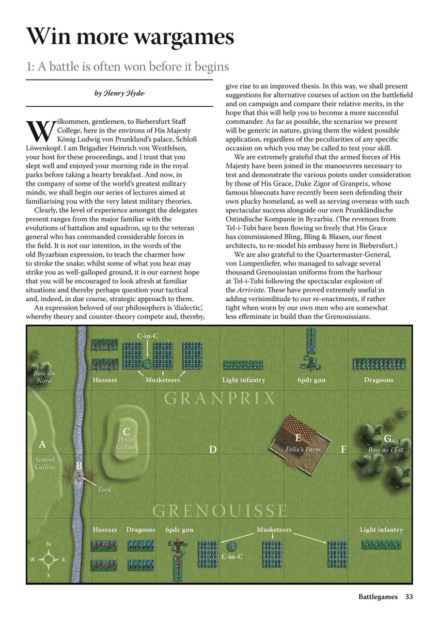 Miniature Wargames Preview Pages