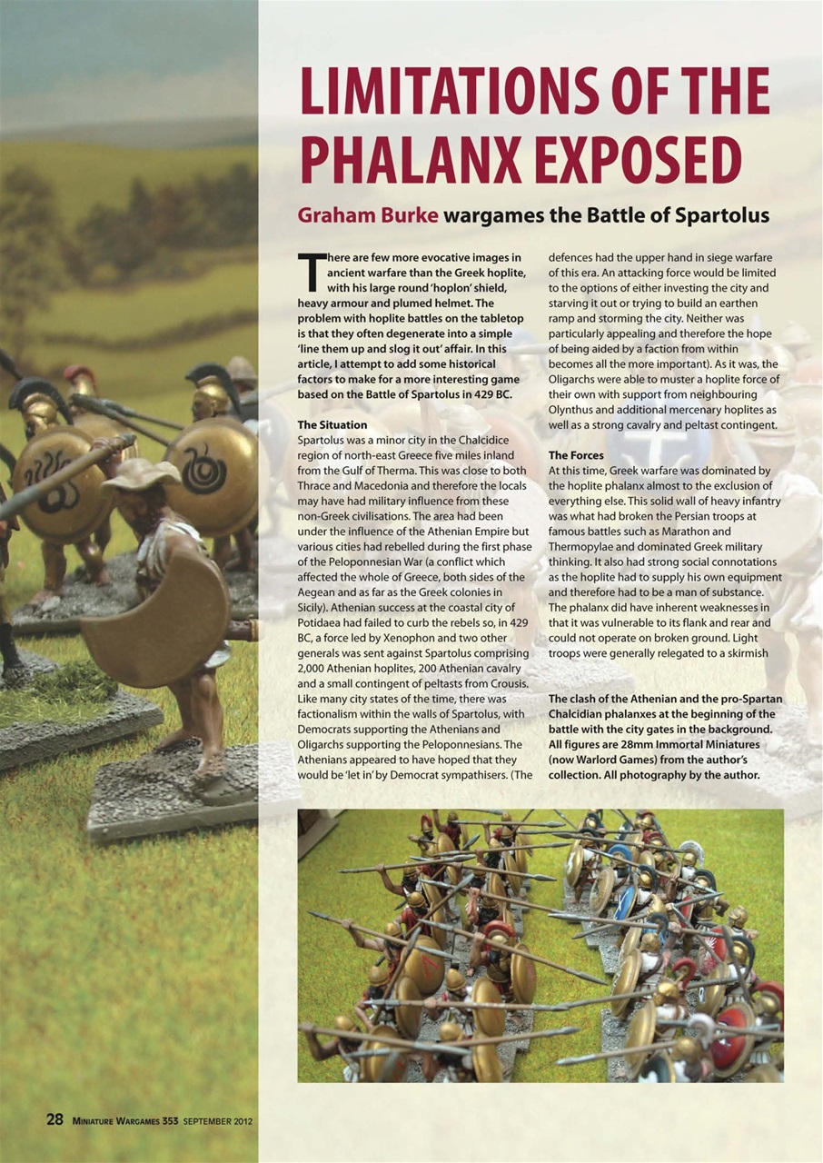 Miniature Wargames Preview Pages