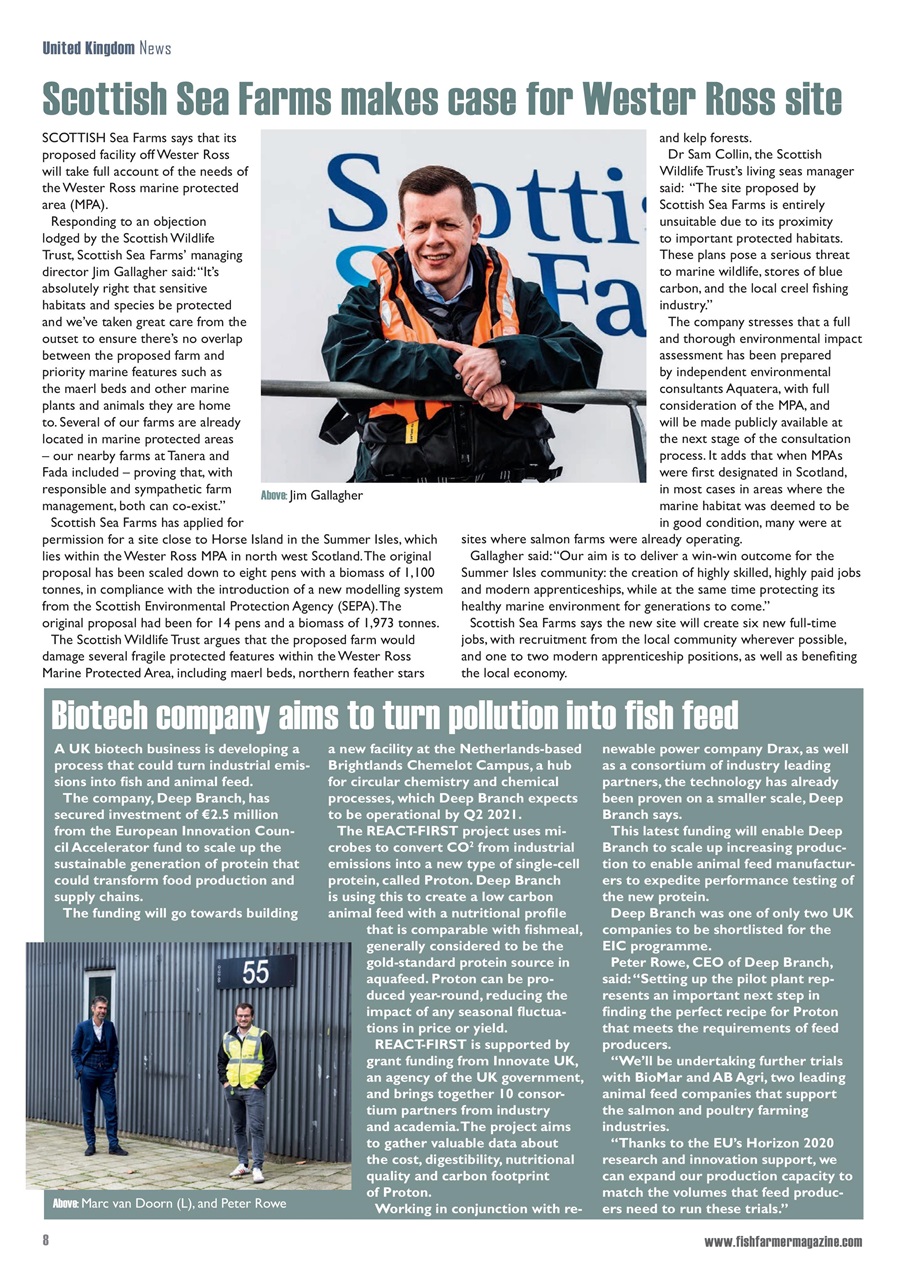 Fish Farmer Magazine Preview Pages