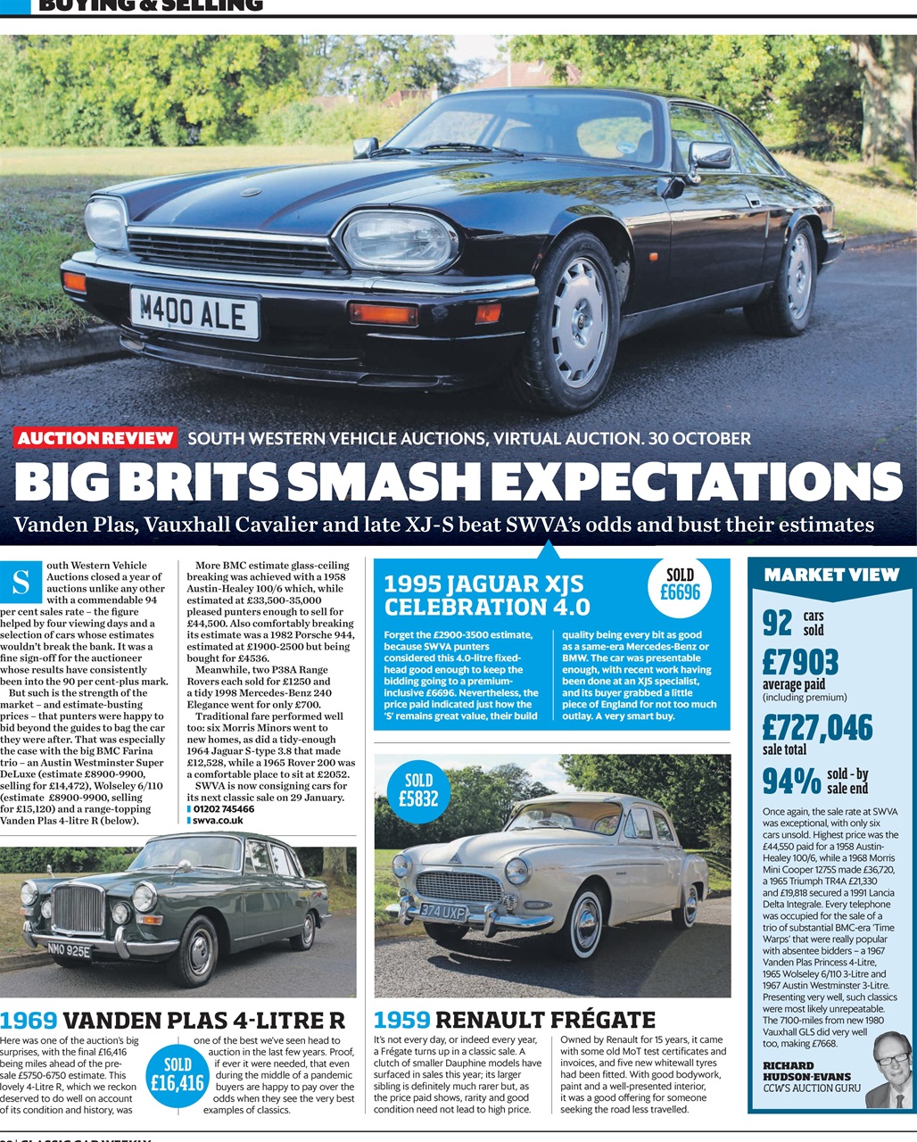 Classic Car Weekly Preview Pages