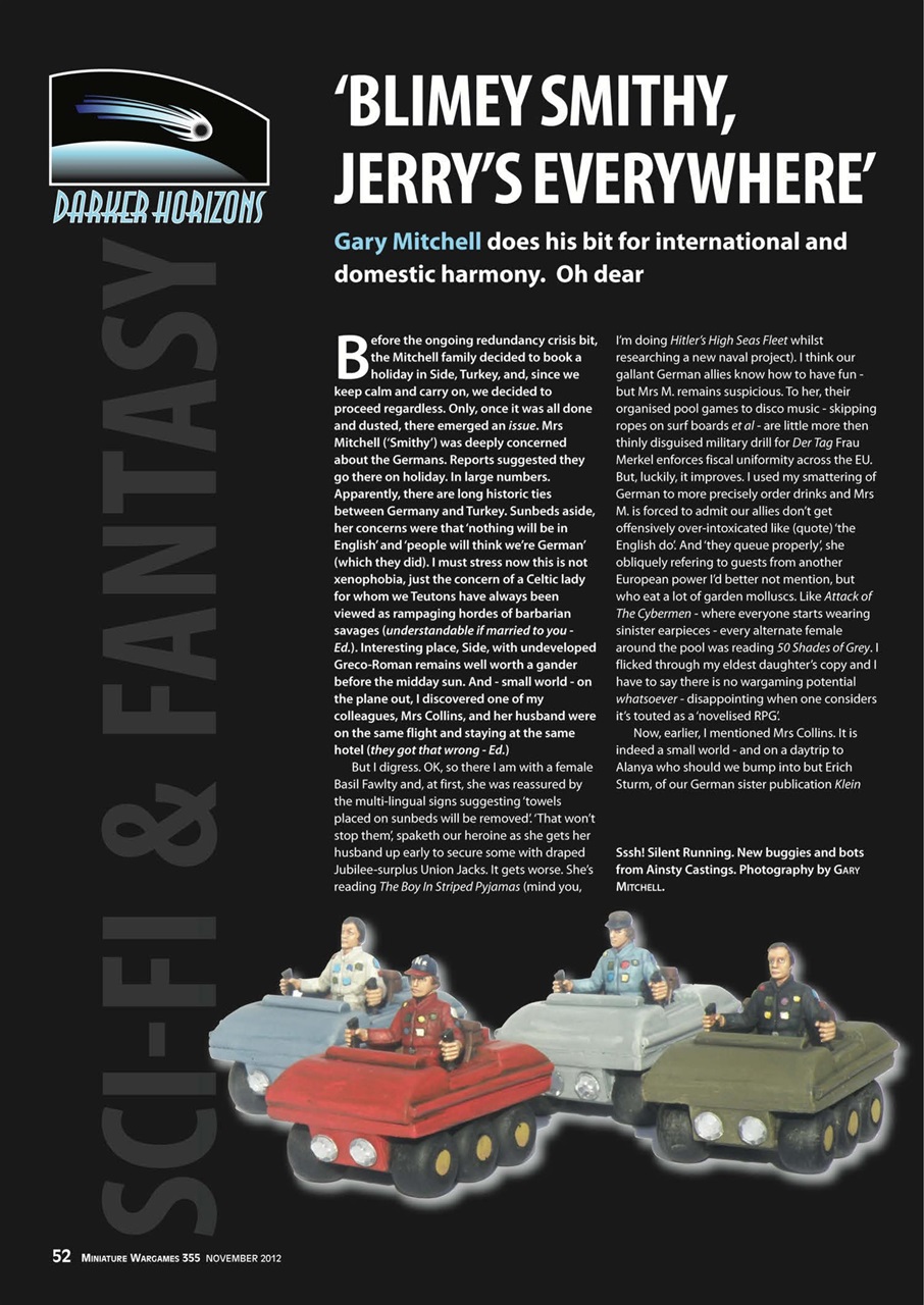 Miniature Wargames Preview Pages