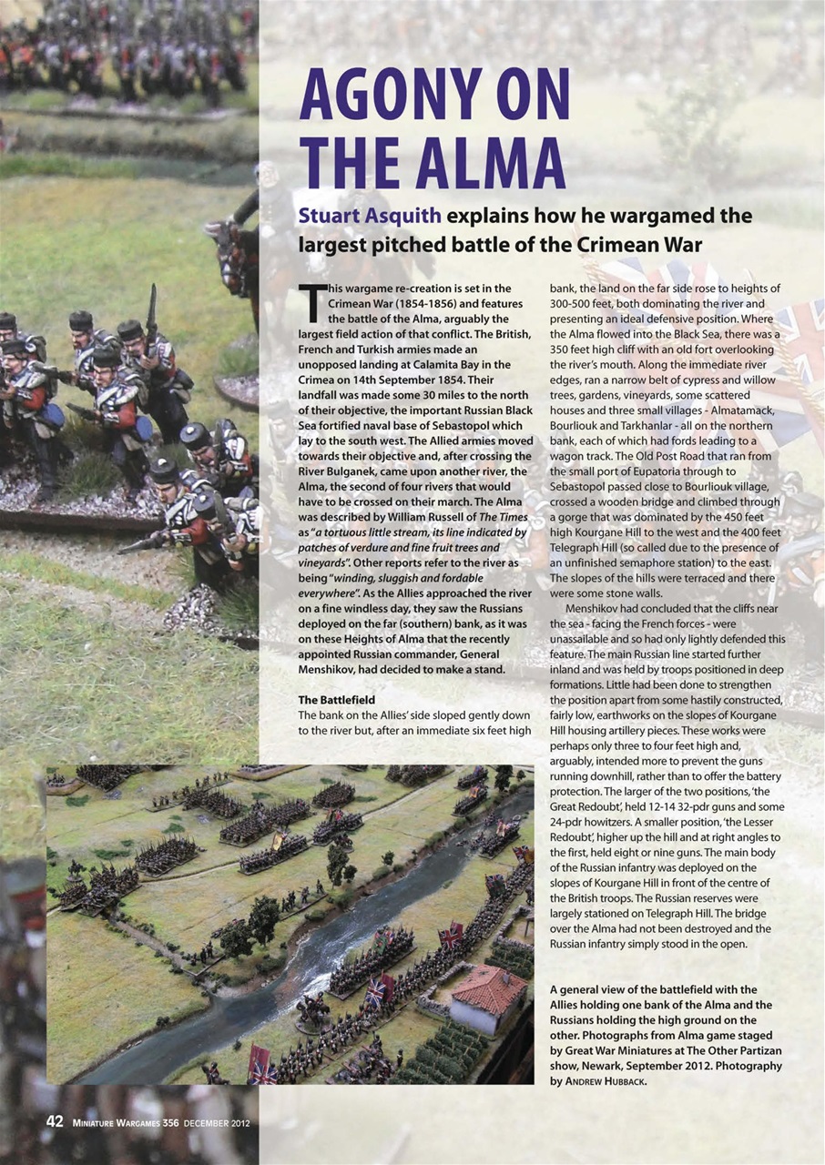 Miniature Wargames Preview Pages