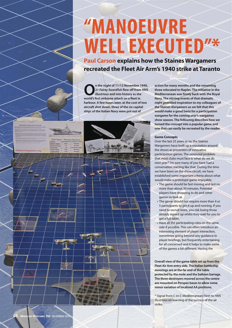 Miniature Wargames Preview Pages