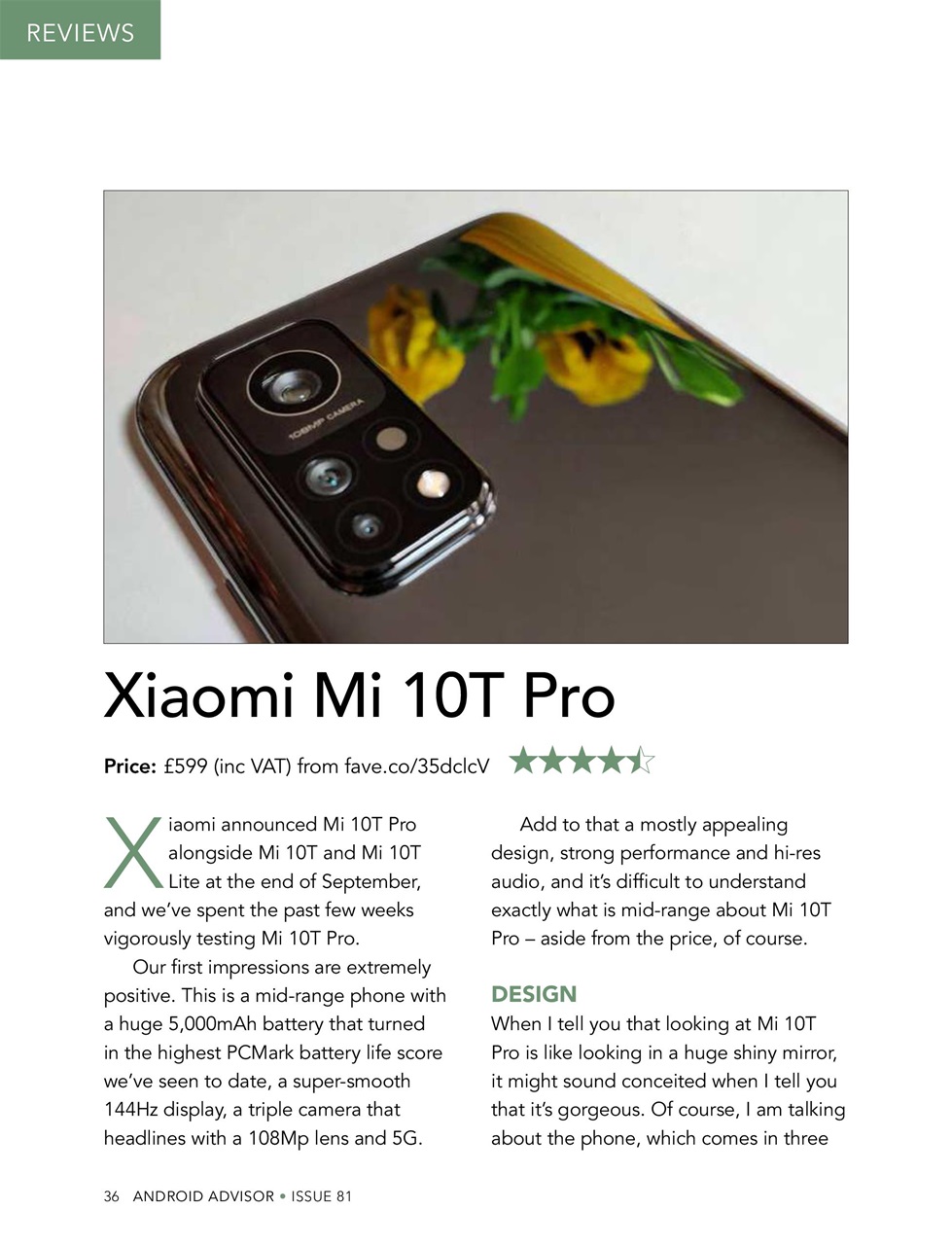 Android Advisor Preview Pages