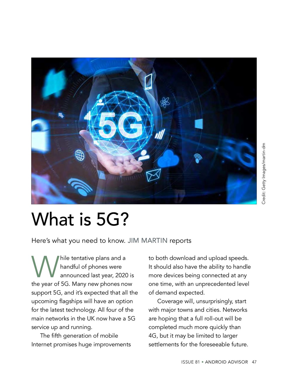 Android Advisor Preview Pages