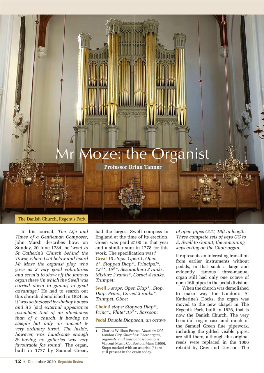 Organists' Review Preview Pages