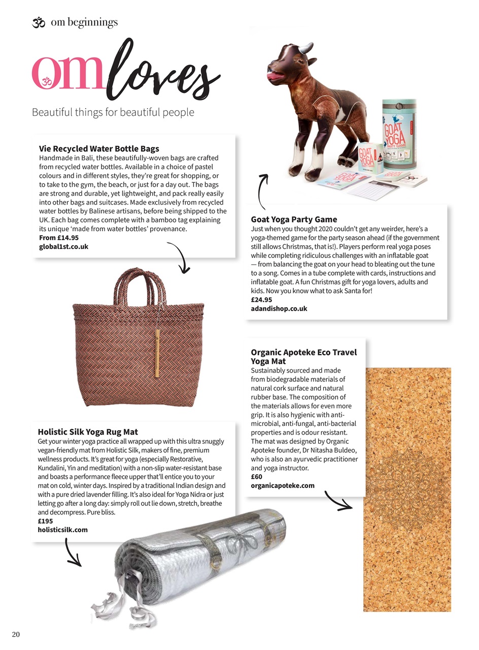 OM Yoga Magazine Preview Pages
