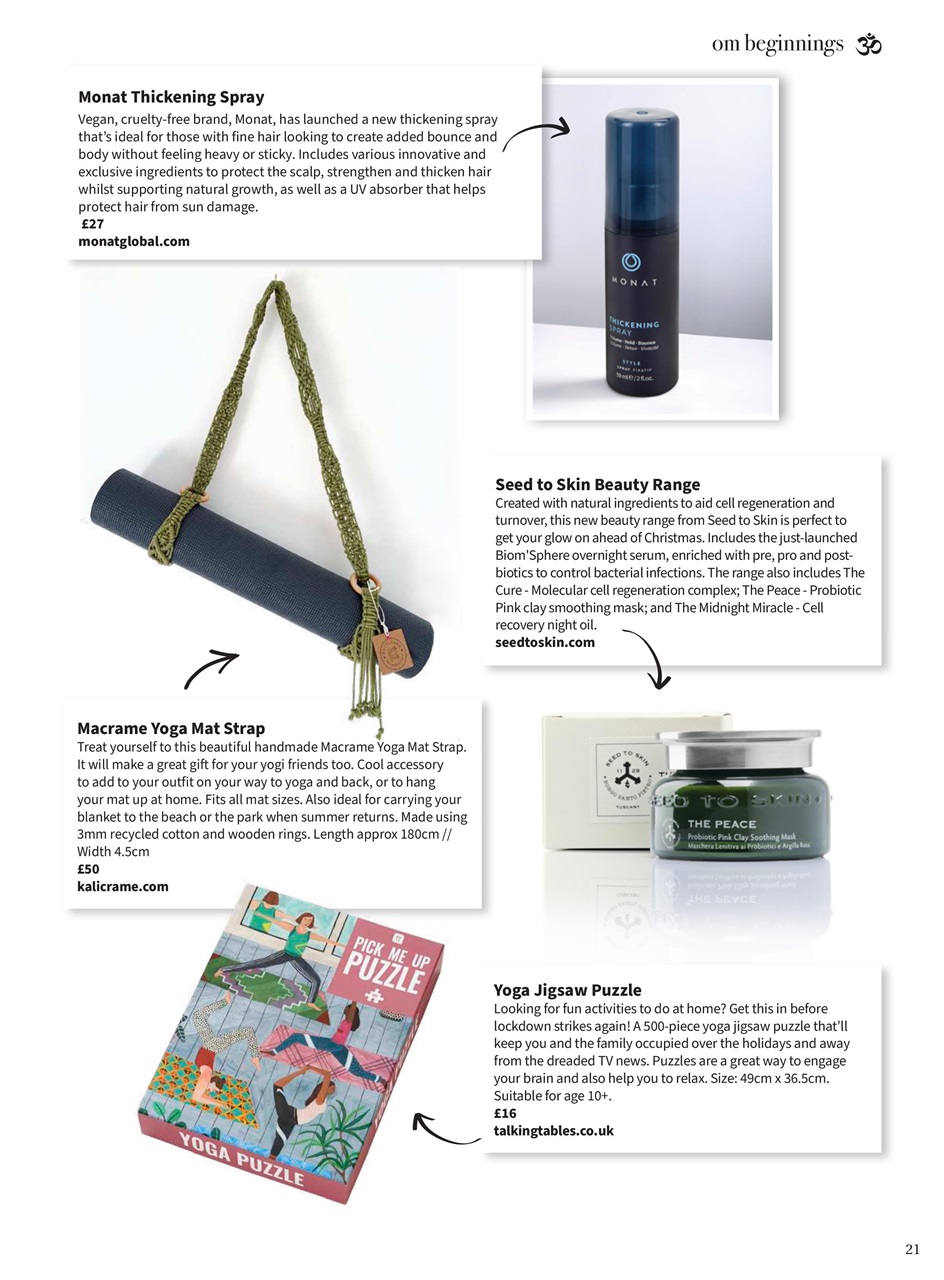 OM Yoga Magazine Preview Pages