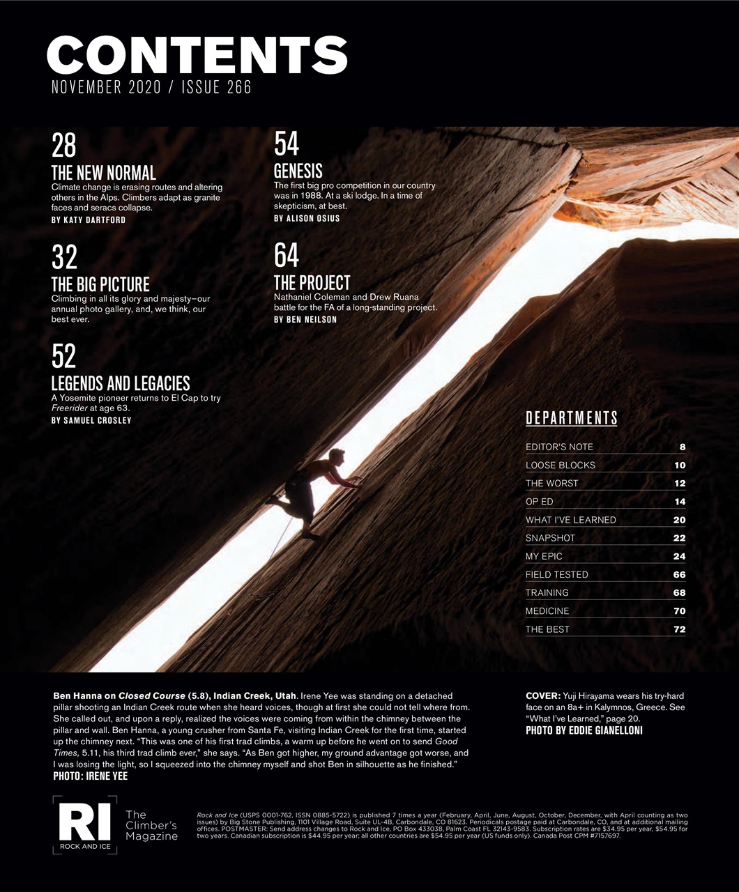 Rock and Ice Preview Pages